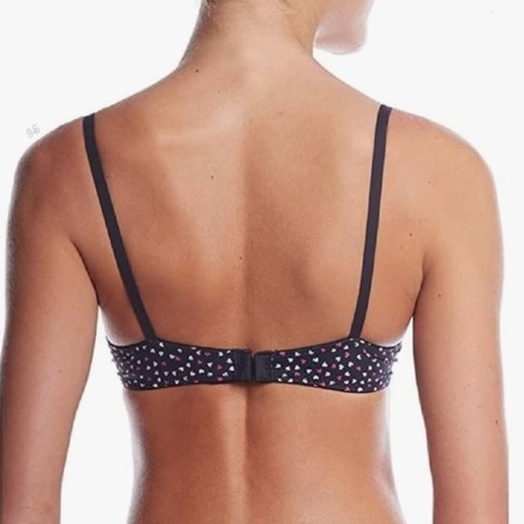 MAIDENFORM One Fab Fit Demi Coverage T-Shirt Bra - Confetti Hearts - 34C - NWT - Picture 8 of 14